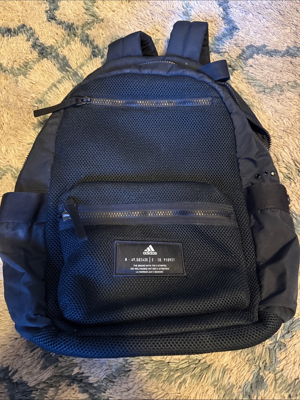 Adidas black backpack